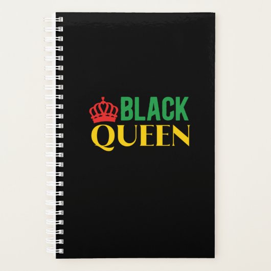 Zwarte koningin planner (Voorkant)