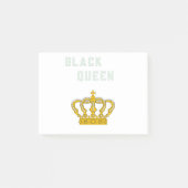 zwarte koningin post-it® notes (Voorkant)