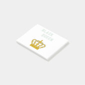 zwarte koningin post-it® notes (Schuin)