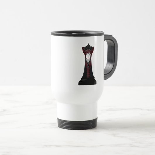 Zwarte koningin reisbeker (Voorkant rechts)