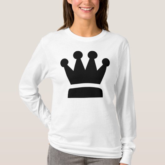Zwarte koningin t-shirt (Voorkant)