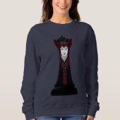 Zwarte koningin trui (Voorkant)