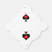 Zwarte koningin van de schoppen Red Heart Thunder_ Bedankdoosjes (Uitgevouwen)