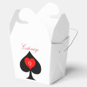 Zwarte koningin van de schoppen Red Heart Thunder_ Bedankdoosjes (Geopend)