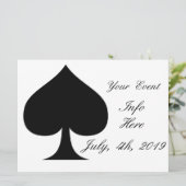 Zwarte koningin van schoppen Thunder_Cove (Staand voorkant)