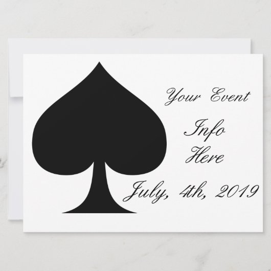 Zwarte koningin van schoppen Thunder_Cove (Voorkant)