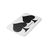 Zwarte koningin van schoppen Thunder_Cove Badmat (Gekanteld)