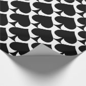 Zwarte koningin van schoppen Thunder_Cove Cadeaupapier (Hoek)