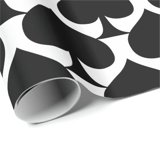 Zwarte koningin van schoppen Thunder_Cove Cadeaupapier (Rol Hoek)