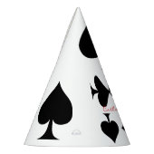 Zwarte koningin van schoppen Thunder_Cove Feesthoedjes (Links)