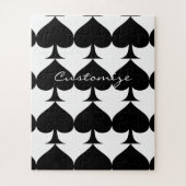 Zwarte koningin van schoppen Thunder_Cove Legpuzzel (Verticaal)