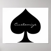 Zwarte koningin van schoppen Thunder_Cove Poster (Voorkant)