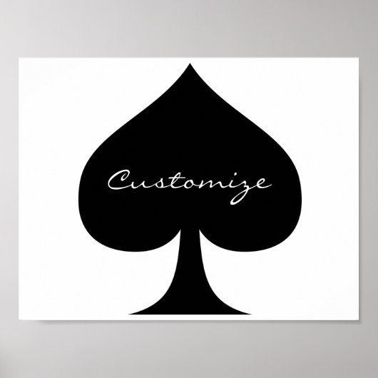 Zwarte koningin van schoppen Thunder_Cove Poster (Voorkant)