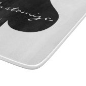 Zwarte koningin van schoppen Thunder_Cove Snijplank (Hoek)