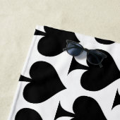 Zwarte koningin van schoppen Thunder_Cove Strandlaken (In situ)