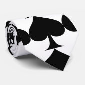 Zwarte koningin van schoppen Thunder_Cove Stropdas (Opgerold)