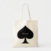 Zwarte koningin van schoppen Thunder_Cove Tote Bag (Voorkant)