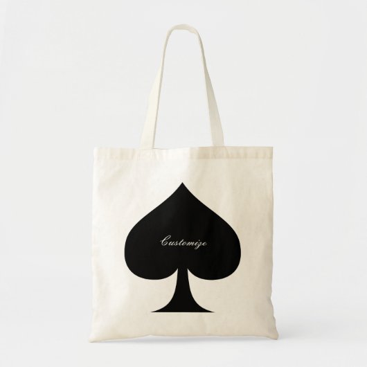 Zwarte koningin van schoppen Thunder_Cove Tote Bag (Voorkant)