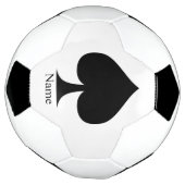 Zwarte koningin van schoppen Thunder_Cove Voetbal (Gedraaid)