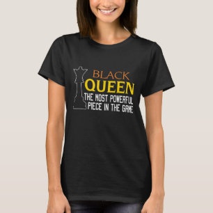 ZWARTE KONINGKONINGIN - machtigste Afrikaanse Amer T-shirt