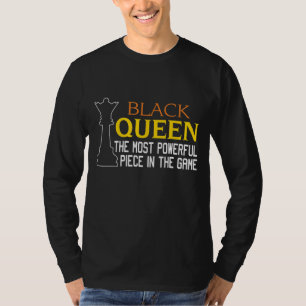 ZWARTE KONINGKONINGIN - machtigste Afrikaanse Amer T-shirt