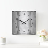 Zwarte Koolkoolmarmer-panelen Vierkante Klok (Huis)