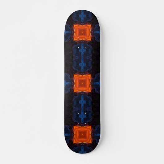 Zwarte koolstof, abstract skateboard, van de soort persoonlijk skateboard (Voorkant)