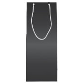 Zwarte koolstof-cellen wijn cadeautas (Achterkant)