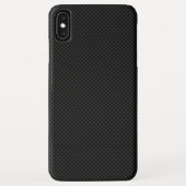Zwarte koolstofvezel, afdrukdecor Case-Mate iPhone case (Achterkant)