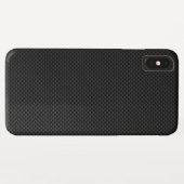 Zwarte koolstofvezel, afdrukdecor Case-Mate iPhone case (Achterkant (horizontaal))