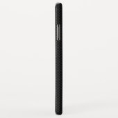 Zwarte koolstofvezel, afdrukdecor Case-Mate iPhone case (Achterkant/rechts)