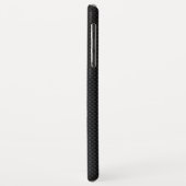 Zwarte koolstofvezel, afdrukdecor Case-Mate iPhone case (Achterkant/links)