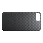 Zwarte koolstofvezel gepatterd Case-Mate iPhone case (Achterkant (Horizontaal))