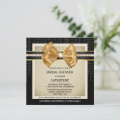 Zwarte koperen boegruitvormige glans kaart (Staand voorkant)