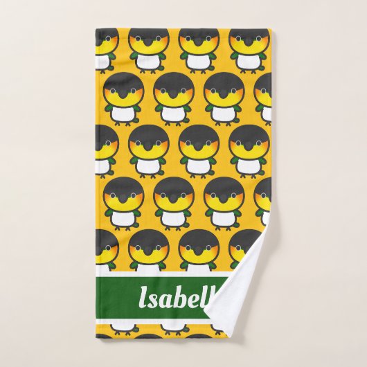 Zwarte-koppige Caique Handdoek (Handdoek)