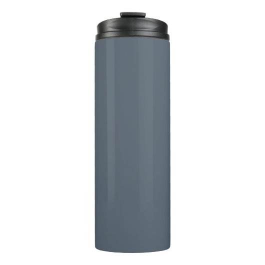 Zwarte koraal (vaste kleur) thermosbeker (Voorkant)