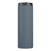 Zwarte koraal (vaste kleur) thermosbeker (Achterkant)