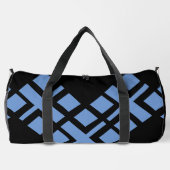 Zwarte korenbloem blauw plunjezak (Achterkant)