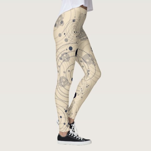 Zwarte kosmische suikerschillen leggings (Rechts)
