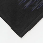 zwarte kraai fleece deken (Hoek)
