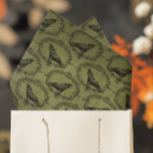  zwarte kraai tissuepapier