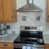 Zwarte kraaien Art Nouveau Vogels Art Deco Vogel Tegeltje