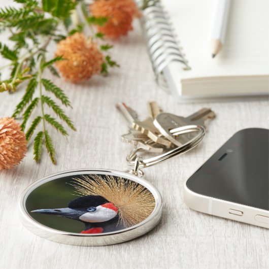 Zwarte kraan sleutelhanger (Zijkant)