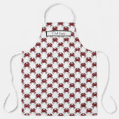  zwarte krab #1 Tekening Schort (Voorkant)