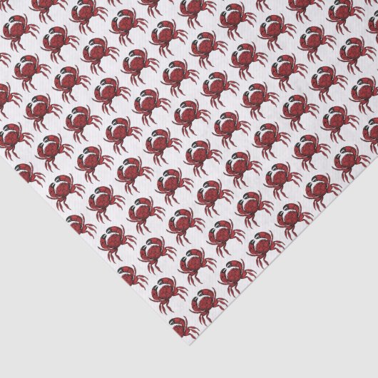 zwarte krab #1 Tekening Tissuepapier (Detail)