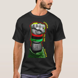 Zwarte kracht t-shirt