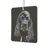 Zwarte kransspaangezicht luchtverfrisser (Links)