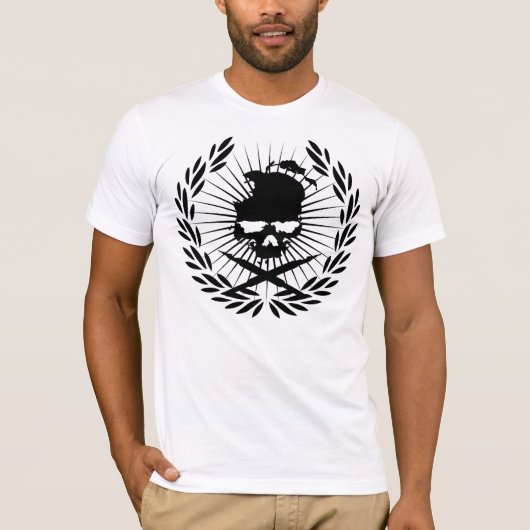 zwarte kreet t-shirt (Voorkant)