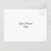 Zwarte krijt met rode harten Valentijnsdag Feestdagenkaart (Achterkant)