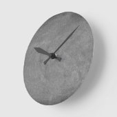 Zwarte krijtbord gepersonaliseerde  ronde klok (Hoek)